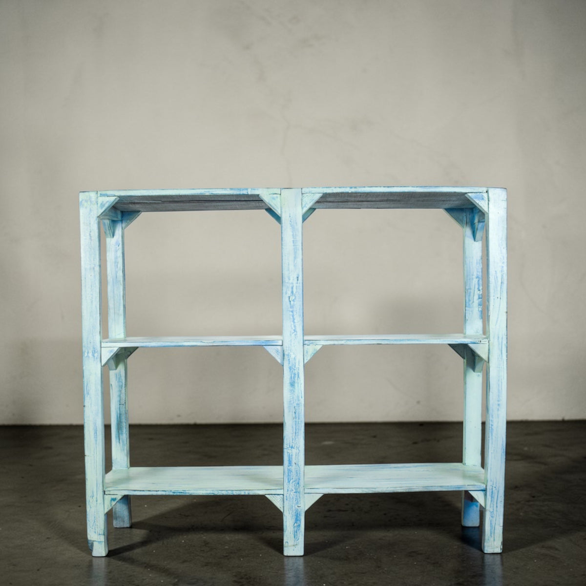 Vintage Wooden Rustic Shelves Shelving Rack Shop Display