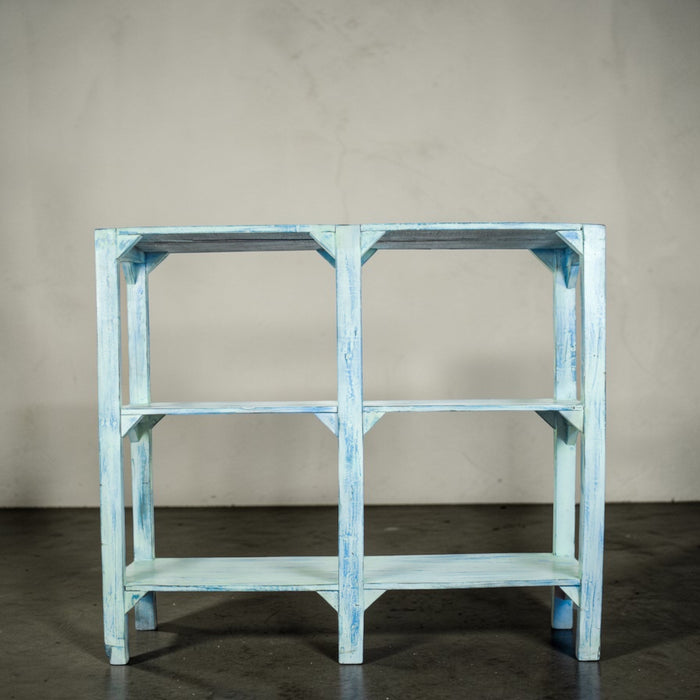 Vintage Wooden Rustic Shelves Shelving Rack Shop Display