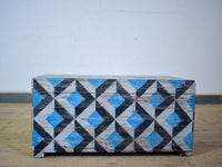 Hand Painted Vintage Chest Trunk Box