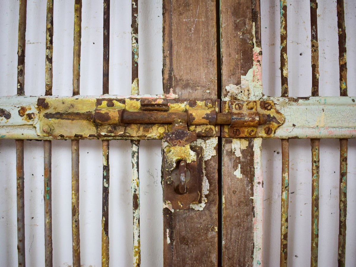 Pair of Antique Vintage Indian Doors Shutters