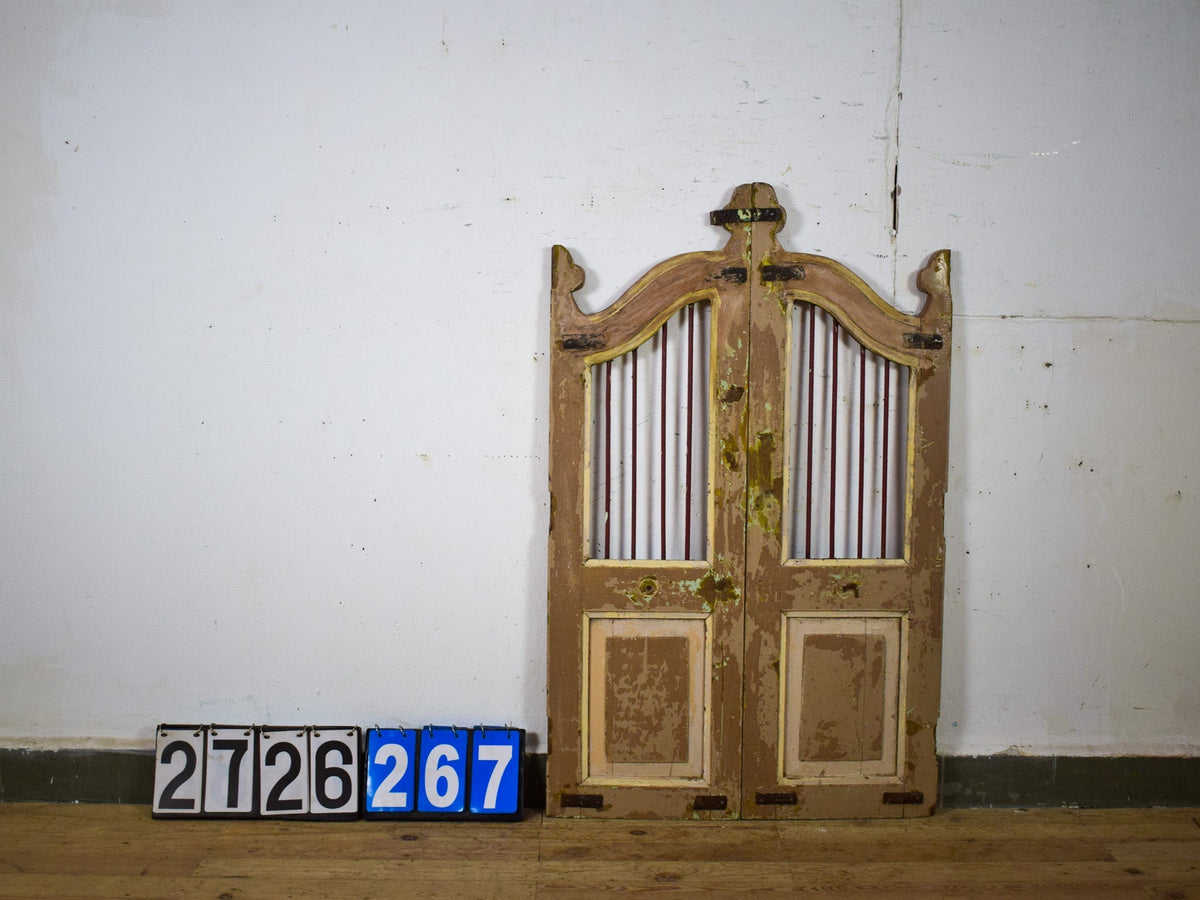 Pair of Vintage Indian Garden Dog Gates