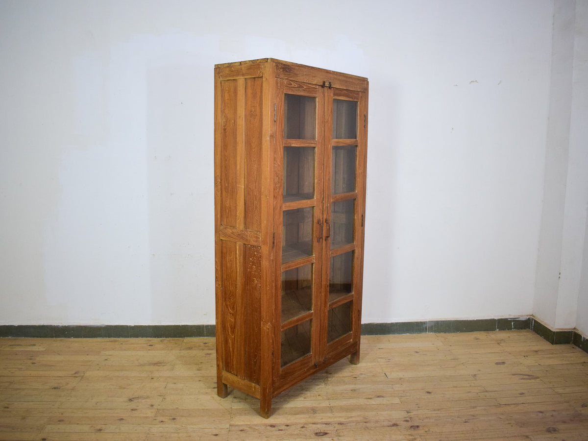 Vintage Wooden Rustic Cupboard Cabinet