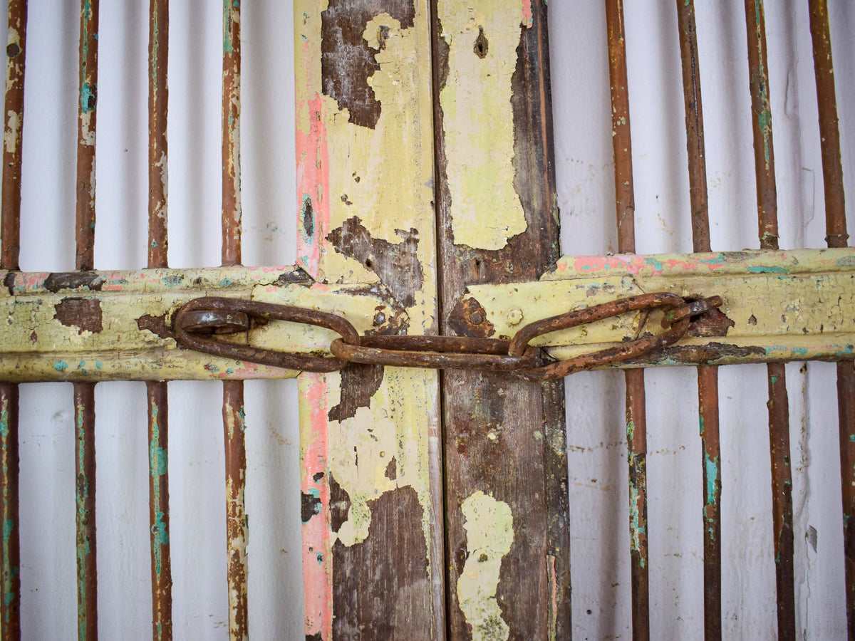Pair of Antique Vintage Indian Doors Shutters