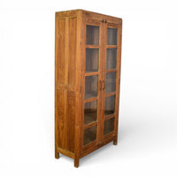 Vintage Wooden Rustic Cupboard Cabinet