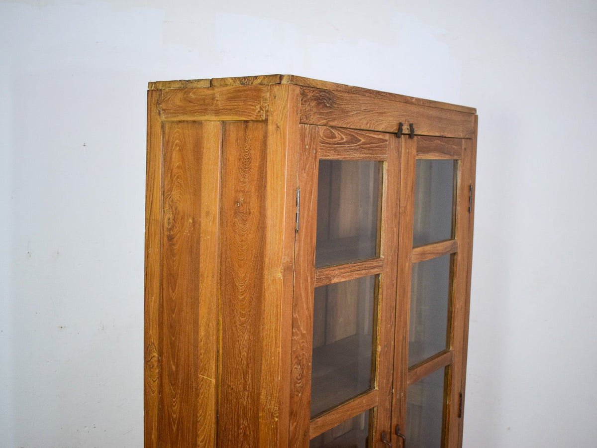 Vintage Wooden Rustic Cupboard Cabinet