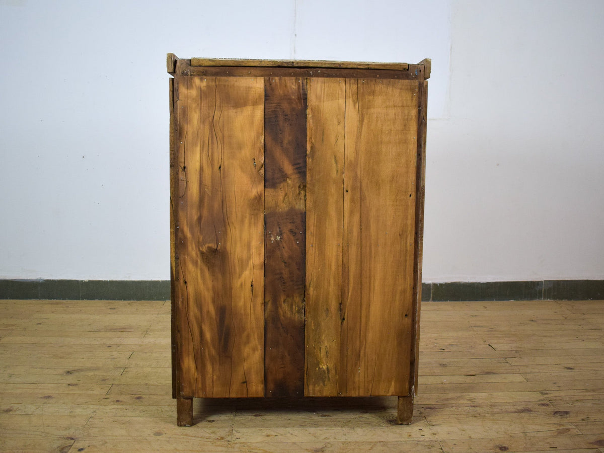 Vintage Worn Painted Rustic Cupboard Cabinet