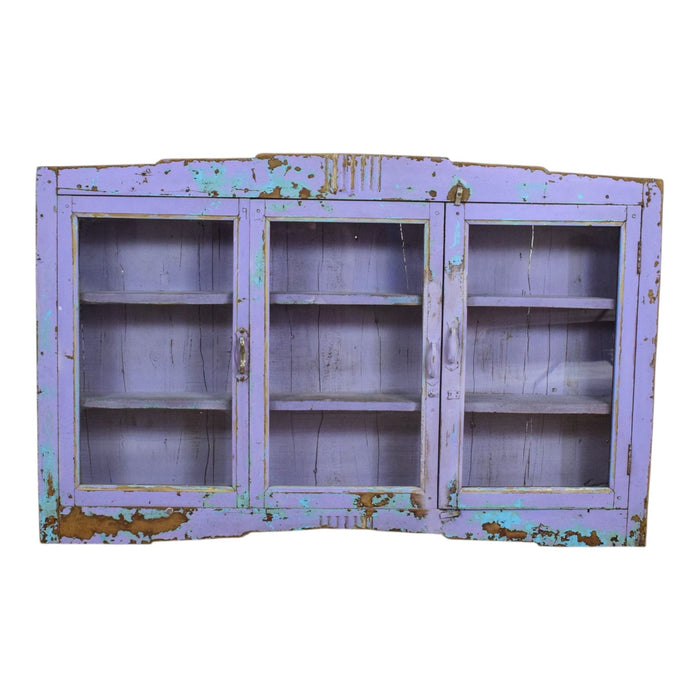 Worn Rustic Vintage Kitchen Wall Cupboard Cabinet