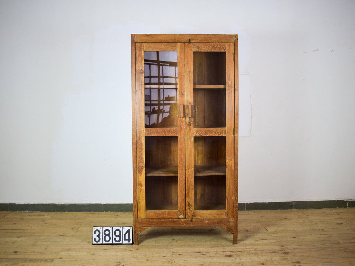 Vintage Wooden Rustic Cupboard Cabinet