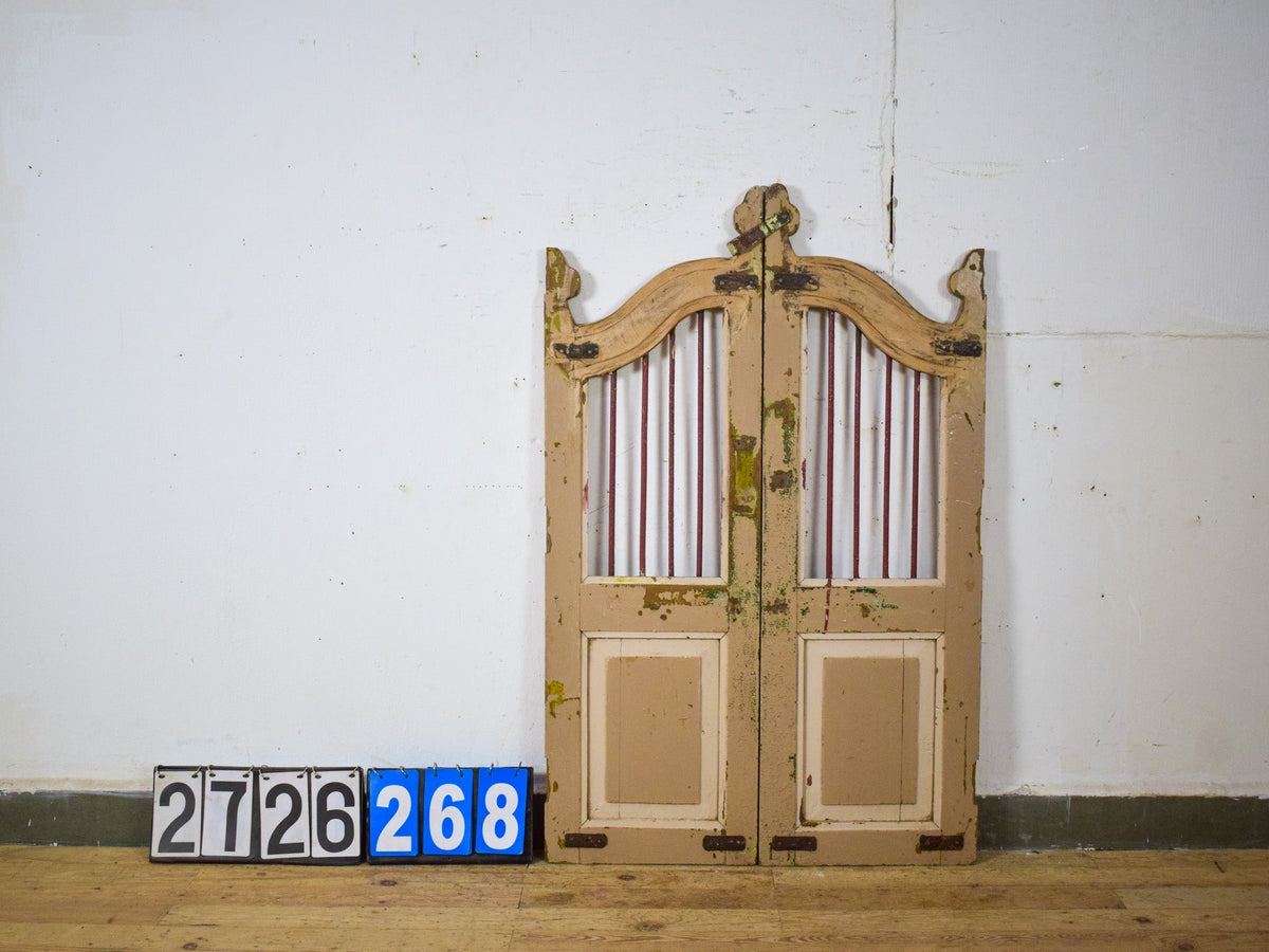 Pair of Vintage Indian Garden Dog Gates