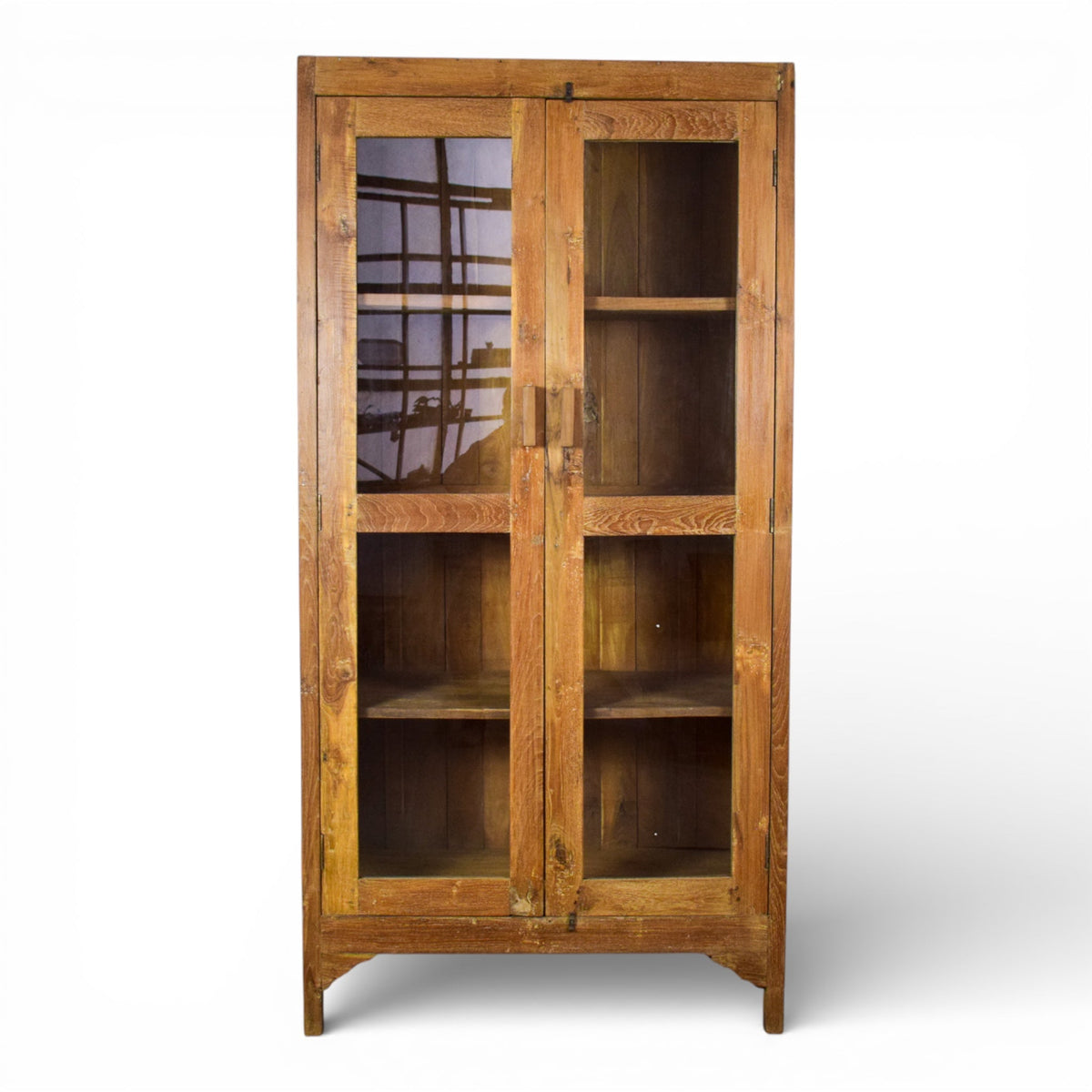 Vintage Wooden Rustic Cupboard Cabinet