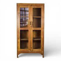 Vintage Wooden Rustic Cupboard Cabinet