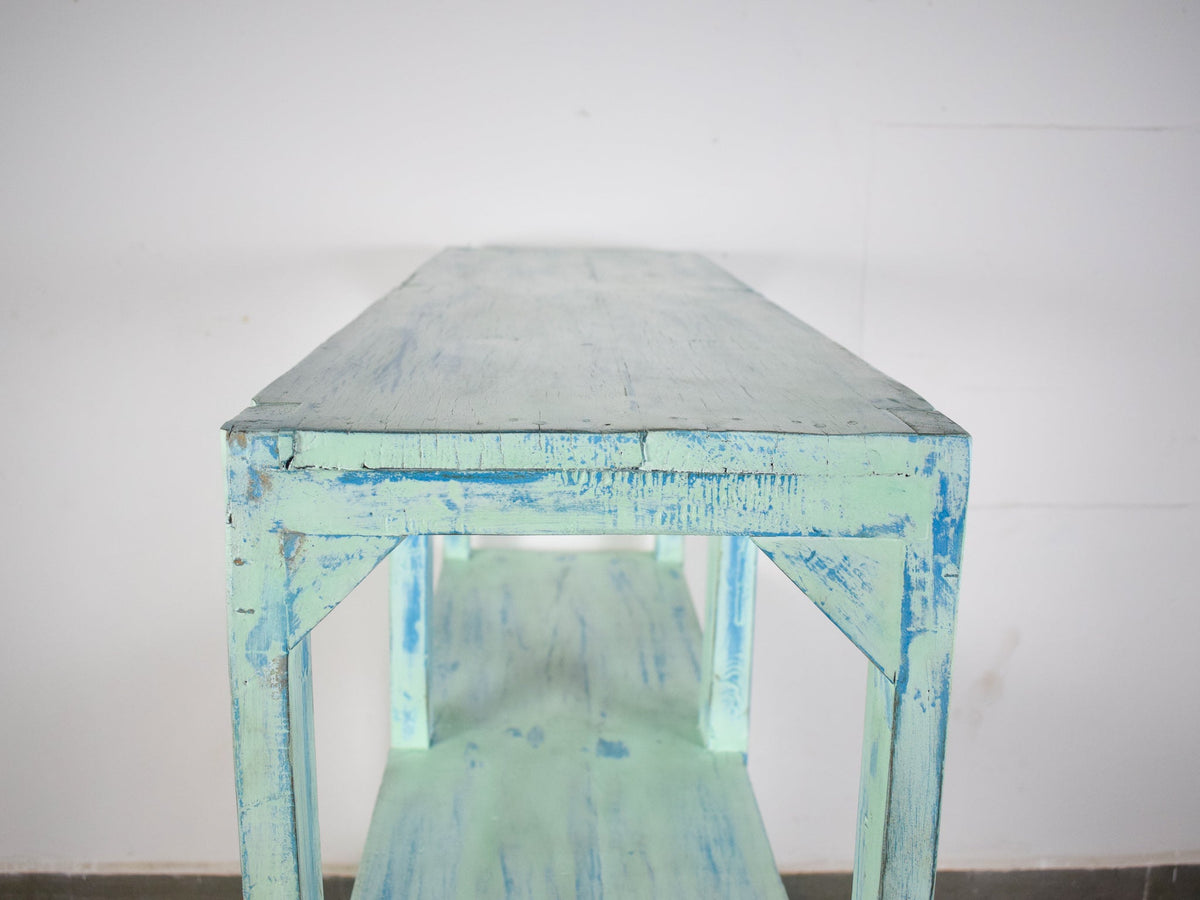 Vintage Wooden Rustic Shelves Shelving Rack Shop Display