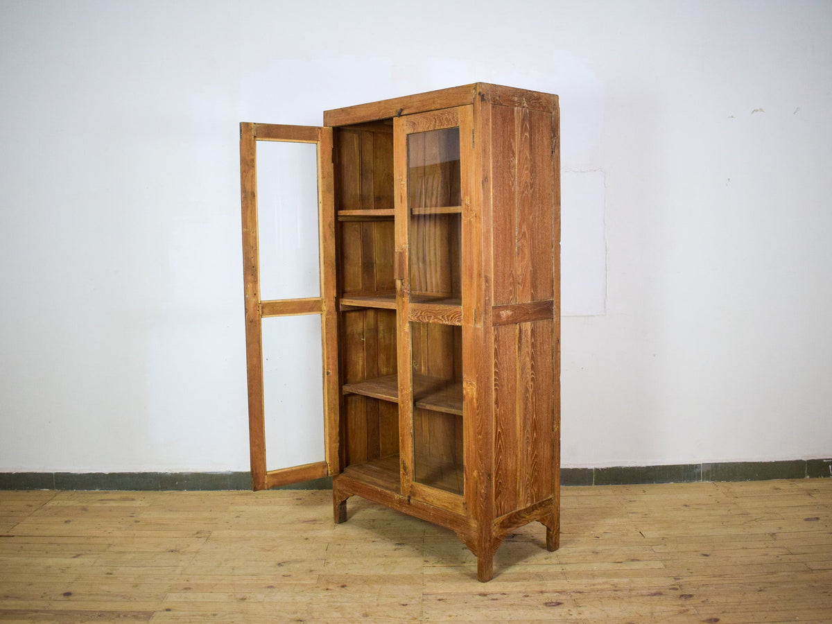 Vintage Wooden Rustic Cupboard Cabinet