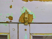 Worn Rustic Vintage Kitchen Wall Cupboard Cabinet