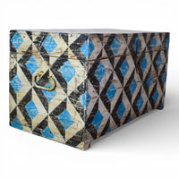 Hand Painted Vintage Chest Trunk Box