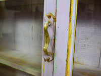 Worn Rustic Vintage Kitchen Wall Cupboard Cabinet
