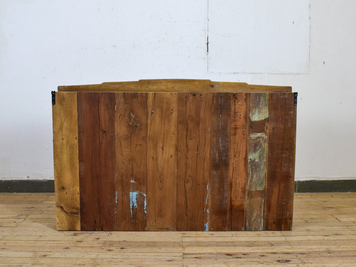 Worn Rustic Vintage Kitchen Wall Cupboard Cabinet