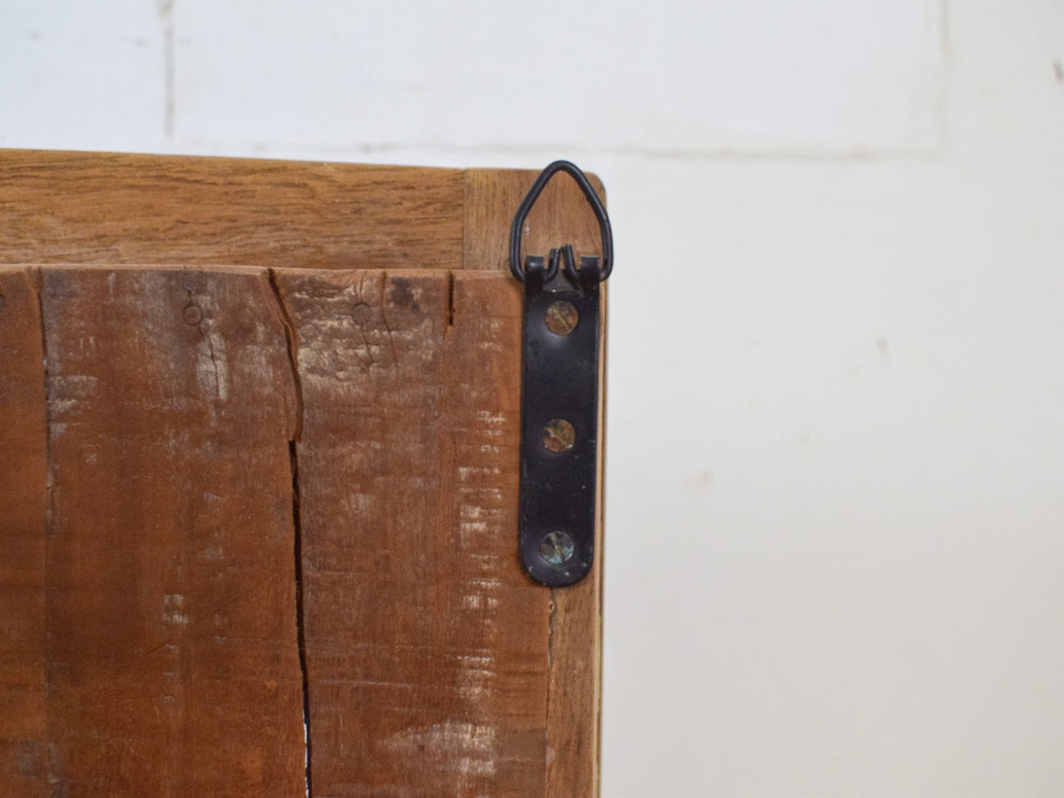 Worn Rustic Vintage Kitchen Wall Cupboard Cabinet