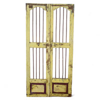 Pair of Antique Vintage Indian Doors Shutters