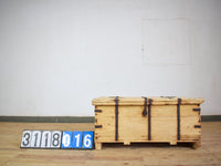 Vintage Rustic Wooden Chest Box Coffee Table