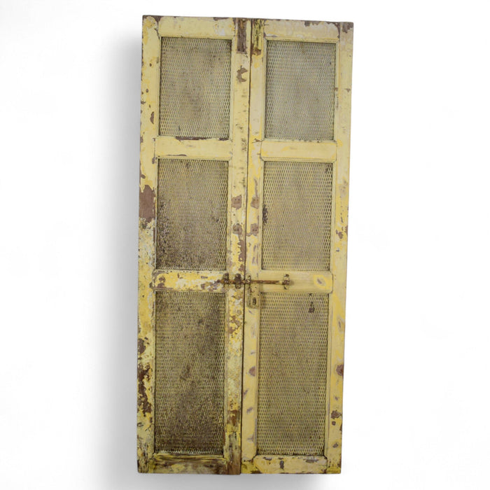 Pair of Antique Vintage Indian Doors Shutters