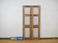 Pair of Antique Vintage Indian Doors Shutters