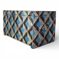 Hand Painted Vintage Chest Trunk Box