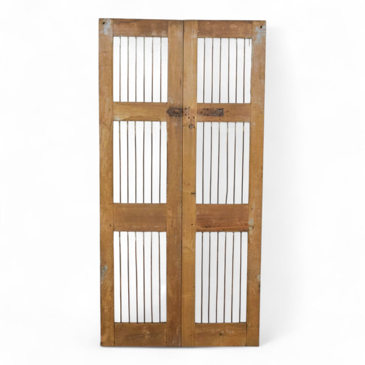 Pair of Antique Vintage Indian Doors Shutters