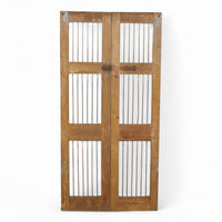 Pair of Antique Vintage Indian Doors Shutters