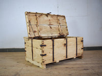 Vintage Rustic Wooden Chest Box Coffee Table