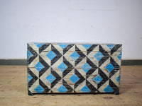 Hand Painted Vintage Chest Trunk Box