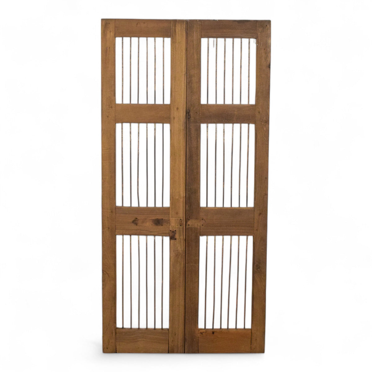 Pair of Antique Vintage Indian Doors Shutters