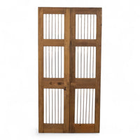 Pair of Antique Vintage Indian Doors Shutters