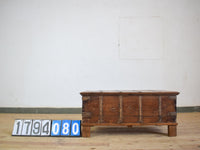 Vintage Rustic Wooden Chest Box Coffee Table