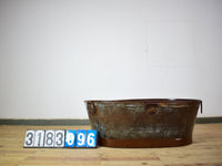 XL Rustic Vintage Metal Bath Planter