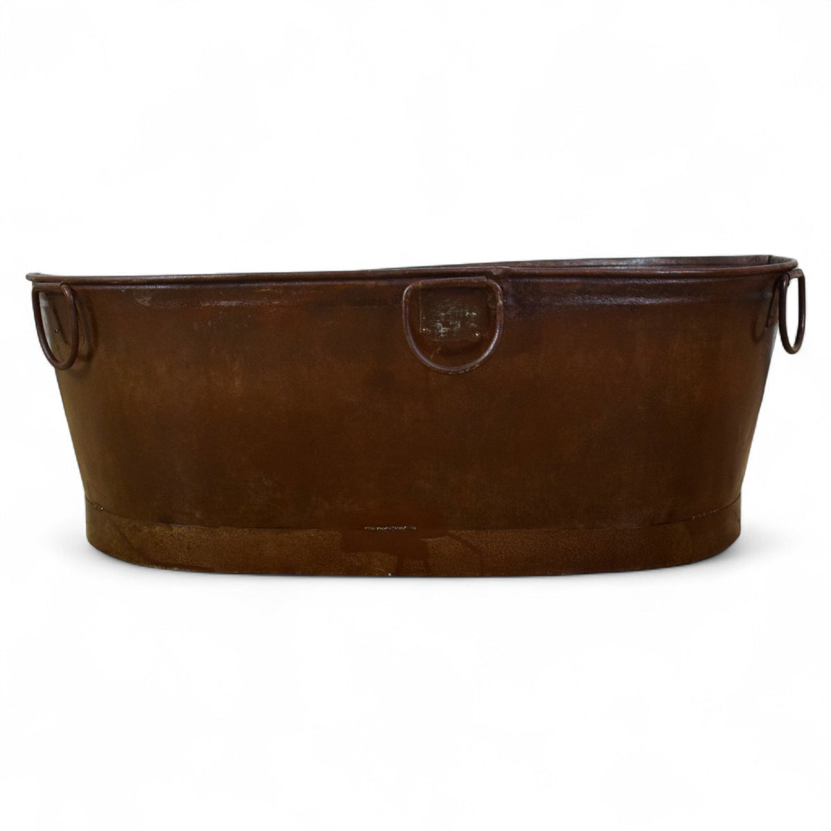 XL Rustic Vintage Metal Bath Planter