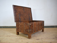 Vintage Rustic Wooden Chest Box Coffee Table