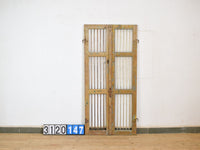 Pair of Antique Vintage Indian Doors Shutters