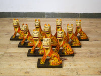 MILL-4243 Wooden Painted Tiger C64