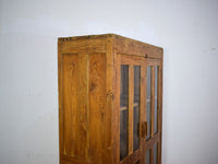 Vintage Wooden Housekeepers Rustic Cupboard Cabinet