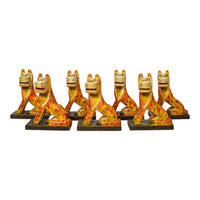 MILL-4243 Wooden Painted Tiger C64