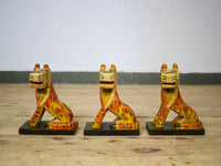 MILL-4243 Wooden Painted Tiger C64