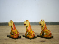 MILL-4243 Wooden Painted Tiger C64