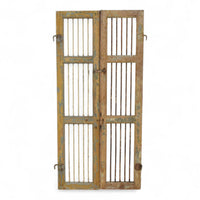 Pair of Antique Vintage Indian Doors Shutters