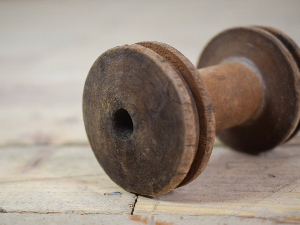 Set of 10 Vintage Wooden Bobbins Bobbin Reels
