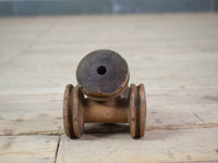 Set of 10 Vintage Wooden Bobbins Bobbin Reels