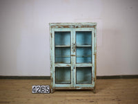 Vintage Rustic Wooden Painted Cupboard Cabinet