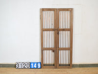 Pair of Antique Vintage Indian Doors Shutters