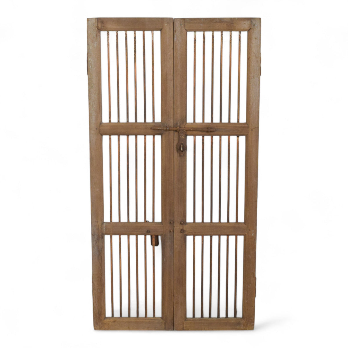 Pair of Antique Vintage Indian Doors Shutters