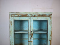 Vintage Rustic Wooden Painted Cupboard Cabinet